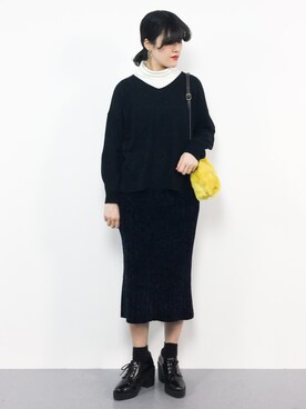 ハマアイさん（レディース・161cm）の冬コーディネート