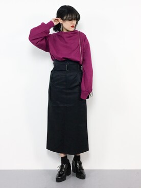 ハマアイさん（レディース・161cm）の冬コーディネート