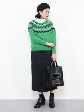 ハマアイさん(レディース・161cm)の冬コーディネート