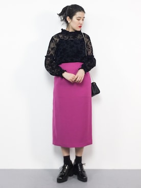 ハマアイさん（レディース・161cm）の冬コーディネート