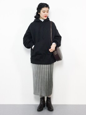 ハマアイさん（レディース・161cm）の冬コーディネート