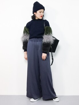 ハマアイさん（レディース・161cm）の冬コーディネート