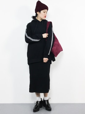 ハマアイさん（レディース・161cm）の冬コーディネート