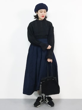 ハマアイさん（レディース・161cm）の冬コーディネート