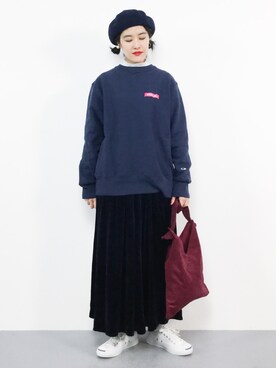 ハマアイさん（レディース・161cm）の冬コーディネート