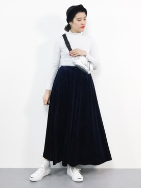 ハマアイさん（レディース・161cm）の冬コーディネート