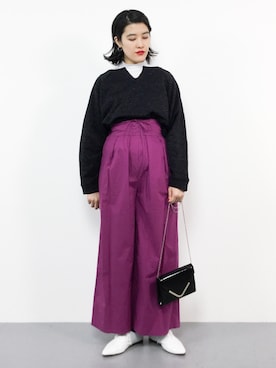 ハマアイさん（レディース・161cm）の冬コーディネート