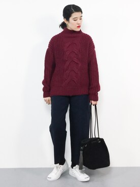 ハマアイさん（レディース・161cm）の冬コーディネート