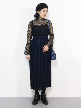 ハマアイさん（レディース・161cm）の冬コーディネート