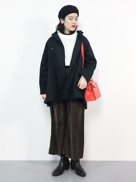 ハマアイさん（レディース・161cm）の冬コーディネート
