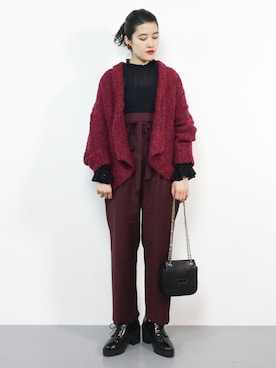 ハマアイさん（レディース・161cm）の冬コーディネート