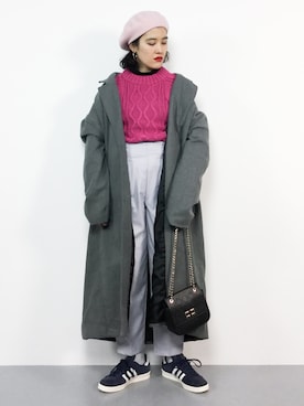 ハマアイさん(レディース・161cm)の冬コーディネート