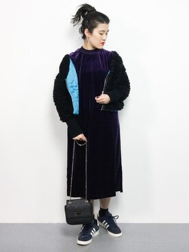 ハマアイさん（レディース・161cm）の冬コーディネート