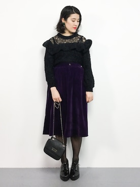 ハマアイさん（レディース・161cm）の冬コーディネート