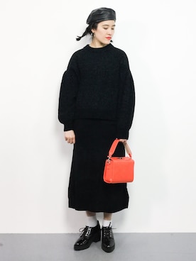 ハマアイさん（レディース・161cm）の冬コーディネート