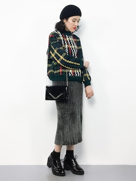 ハマアイさん（レディース・161cm）の冬コーディネート