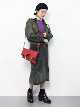 ハマアイさん（レディース・161cm）の冬コーディネート