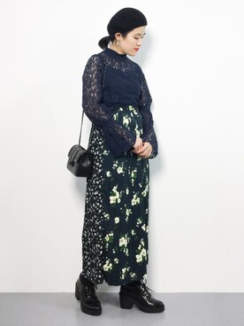 ハマアイさん（レディース・161cm）の冬コーディネート