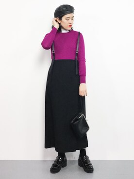 ハマアイさん（レディース・161cm）の冬コーディネート