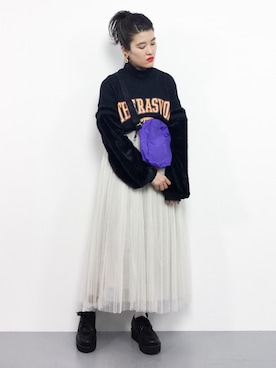 ハマアイさん（レディース・161cm）の冬コーディネート