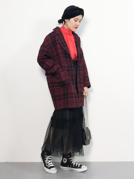 ハマアイさん（レディース・161cm）の冬コーディネート