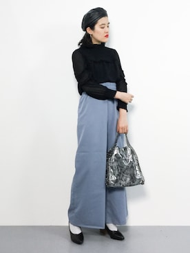 ハマアイさん（レディース・161cm）の冬コーディネート