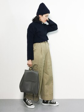 ハマアイさん（レディース・161cm）の冬コーディネート