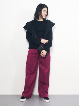 ハマアイさん（レディース・161cm）の冬コーディネート