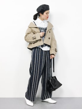 ハマアイさん（レディース・161cm）の春コーディネート