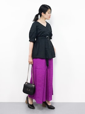 ハマアイさん（レディース・161cm）の春コーディネート