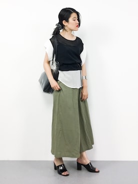 ハマアイさん（レディース・161cm）の夏コーディネート