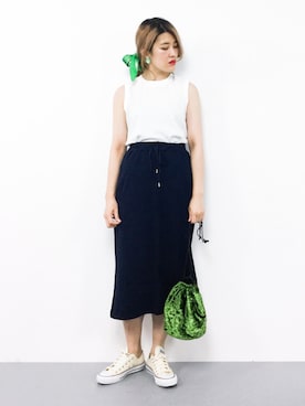 ハマアイさん（レディース・161cm）の夏コーディネート