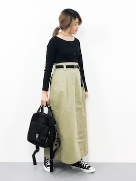 ハマアイさん（レディース・161cm）の秋コーディネート