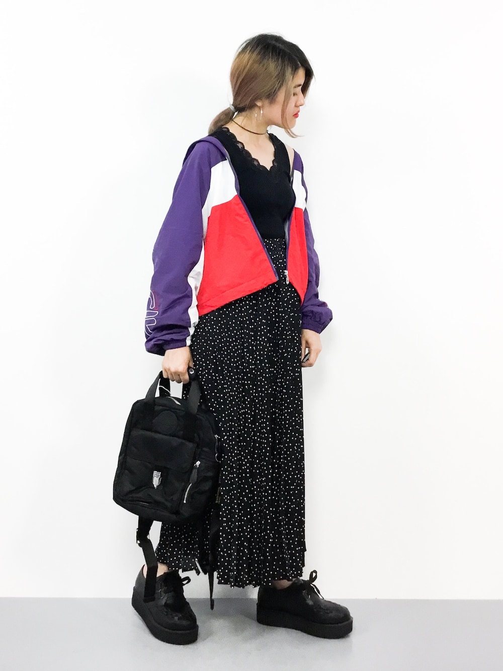 Dr. Martensのバックパック/リュックを使った「大人カジュアル