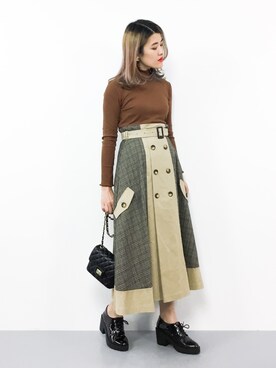 ハマアイさん（レディース・161cm）の秋コーディネート