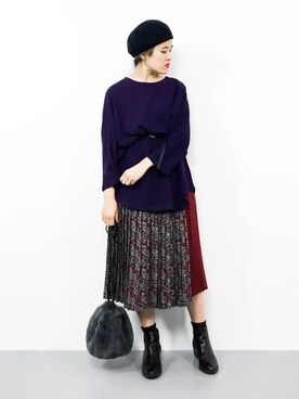 ハマアイさん（レディース・161cm）の秋コーディネート