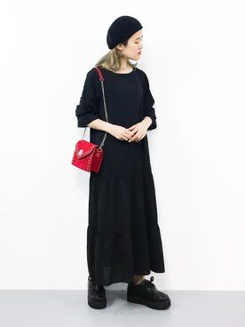 「KBF+」｜「アイテム（ブーツ）」を使った、ハマアイさん（レディース・161cm）の秋コーディネート