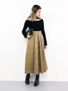 ハマアイさん（レディース・161cm）の秋コーディネート