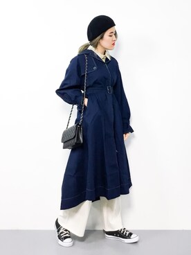 ハマアイさん（レディース・161cm）の秋コーディネート