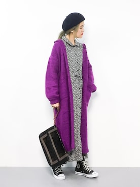 「haco!（ハコ）のアイテム（その他アウター）」を使った、ハマアイさん（レディース・161cm）の秋コーディネート