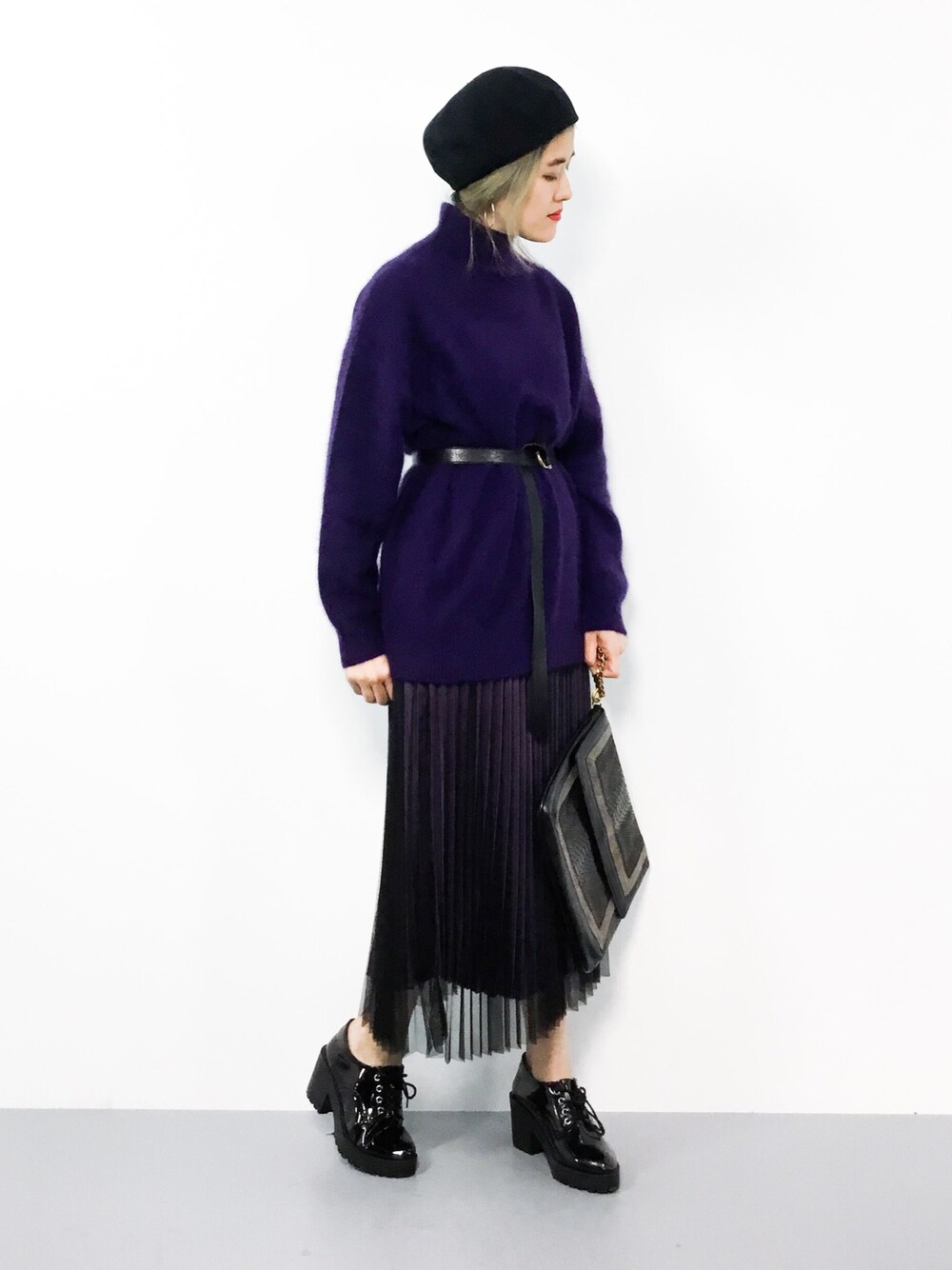 BEAUTY&amp;YOUTH UNITED ARROWS - 【美品】BY∴ ヘアリー天竺ボトルネックニット BEAUTY&YOUTH UNITED ARROWS（ビューティーアンドユース