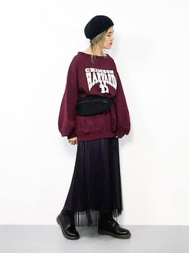 ハマアイさん（レディース・161cm）の秋コーディネート