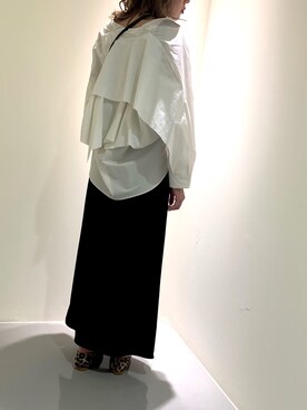 「RAW FUDGE（ローファッジ）のアイテム」を使った、marinaさん（レディース・165cm）の夏コーディネート