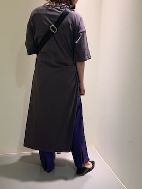 「RAW FUDGE（ローファッジ）のアイテム」を使った、marinaさん（レディース・165cm）の夏コーディネート