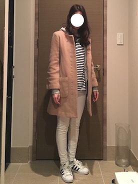 「N.（N. Natural Beauty Basic）（エヌエヌナチュラルビューティーベーシック）のアイテム（その他アウター）」を使った、エーコさん（レディース・161cm）の冬コーディネート