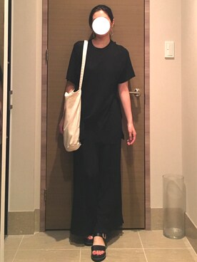 「MAISON DE REEFUR（メゾンドリーファー）のリーファー 2WAY トートバッグ（トートバッグ）」を使った、エーコさん（レディース・161cm）の夏コーディネート