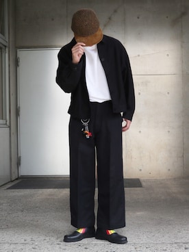 「秋のマイ旬スタイル」｜「アイテム（レインシューズ）」を使った、亀☺︎さん（メンズ・170cm）の秋コーディネート