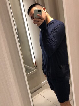 「TOMMY（トミー）のアイテム（パンツ）」を使った、maco88さん（メンズ・180cm）の秋コーディネート
