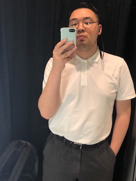 「TOMMY（トミー）のアイテム（パンツ）」を使った、maco88さん（メンズ・180cm）の秋コーディネート