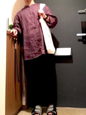 「Francfranc（フランフラン）のアイテム（トートバッグ）」を使った、haru _don さん（メンズ・163cm）の夏コーディネート